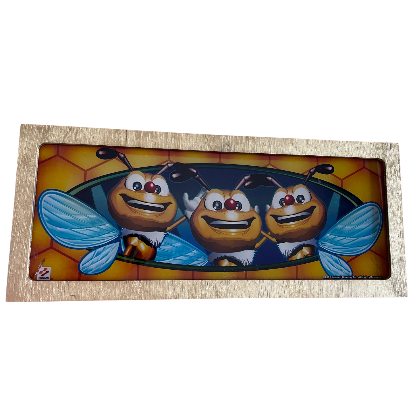 3 Wild Bees Slot Glass