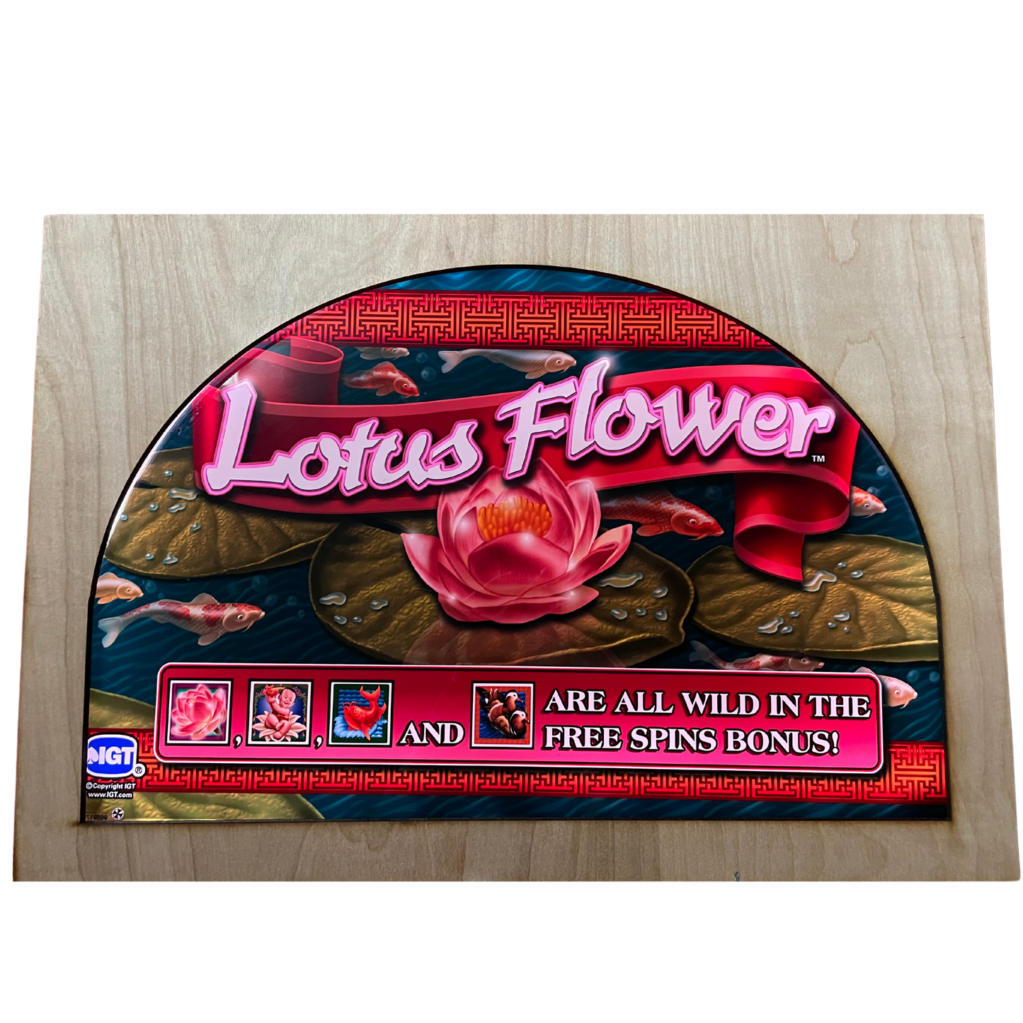 Lotus Flower Slot Glass