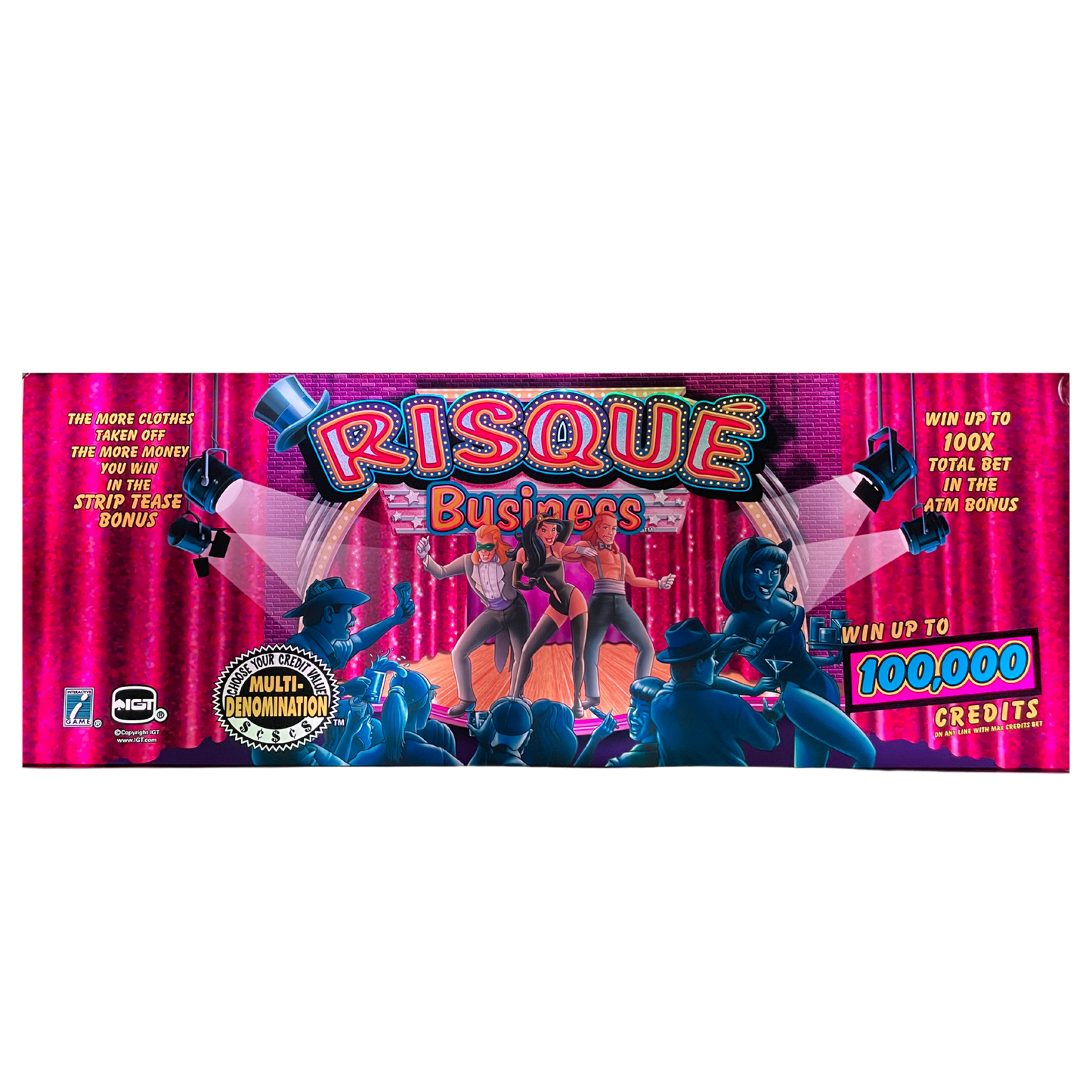 Risqué Business Slot Glass