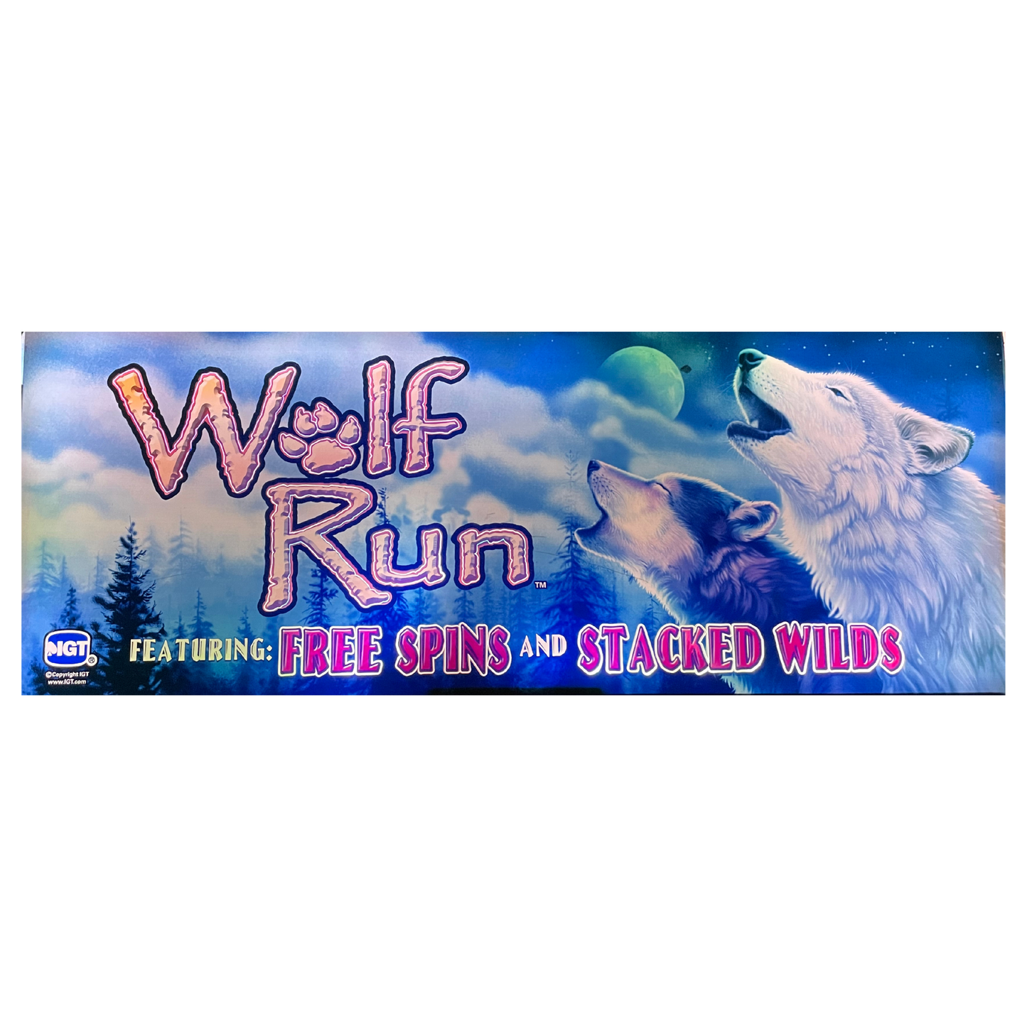 Wolf Run Slot Glass