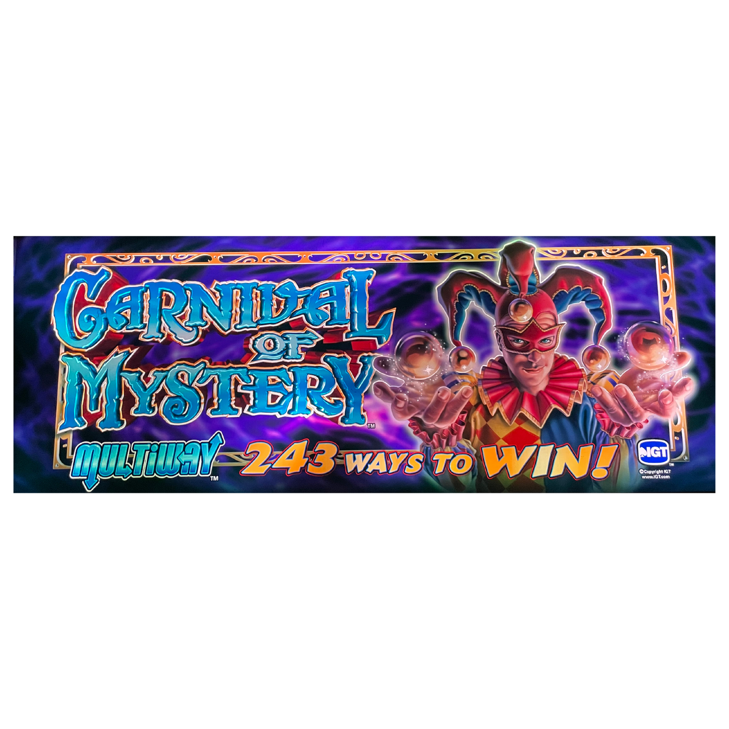 Carnival Of Mystery Slot Glass