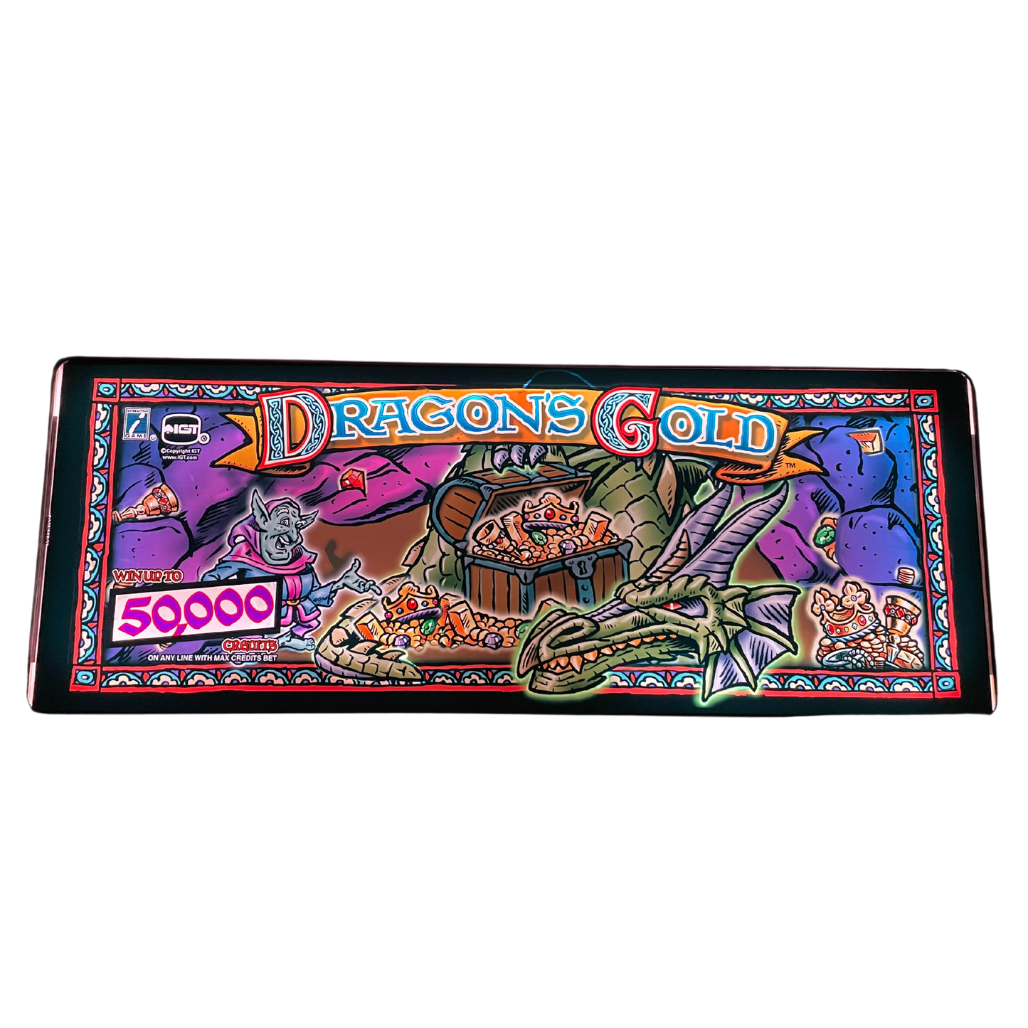 Dragon's Gold Slot Glass