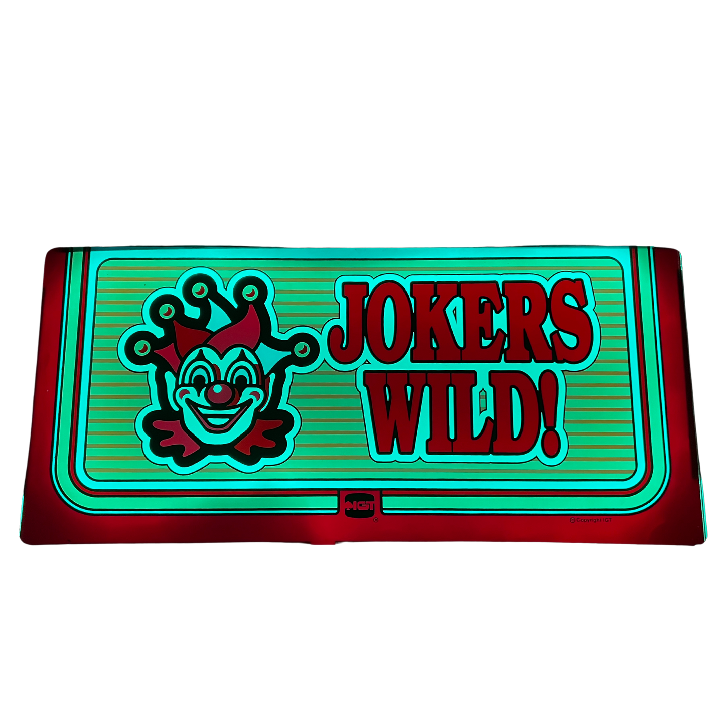 Jokers Wild! Slot Glass