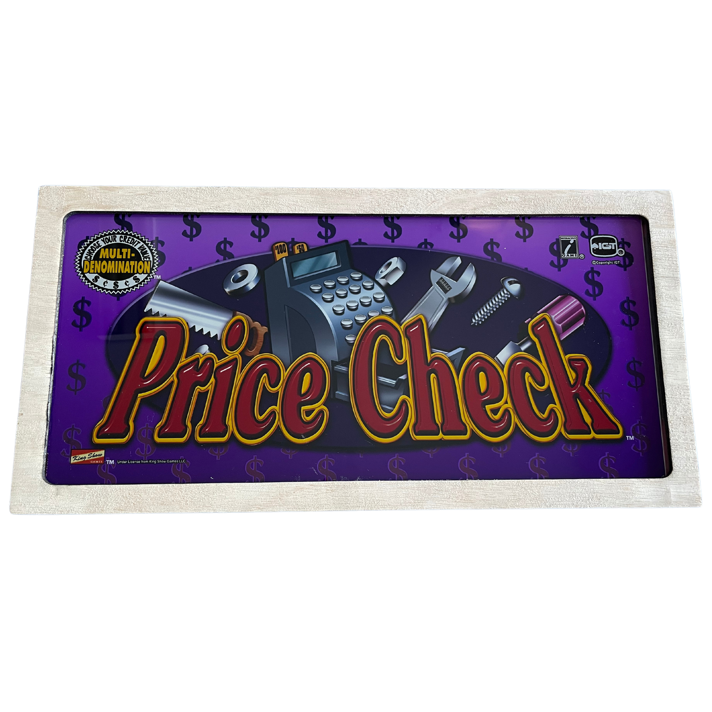 Price Check Slot Glass