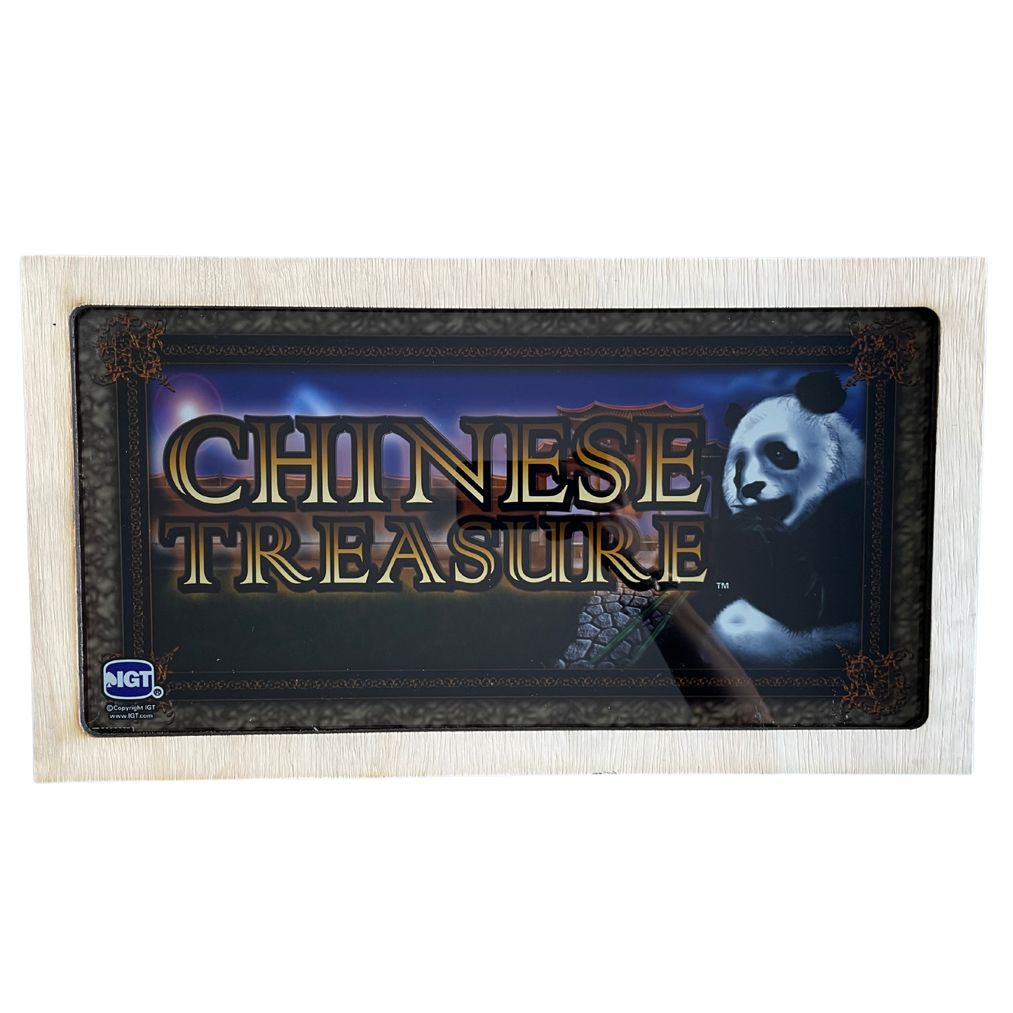 Chinese Treasure Slot Glass