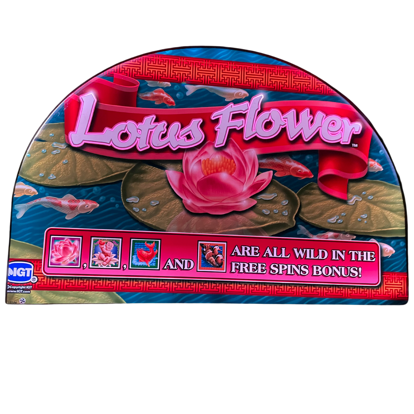 Lotus Flower Slot Glass