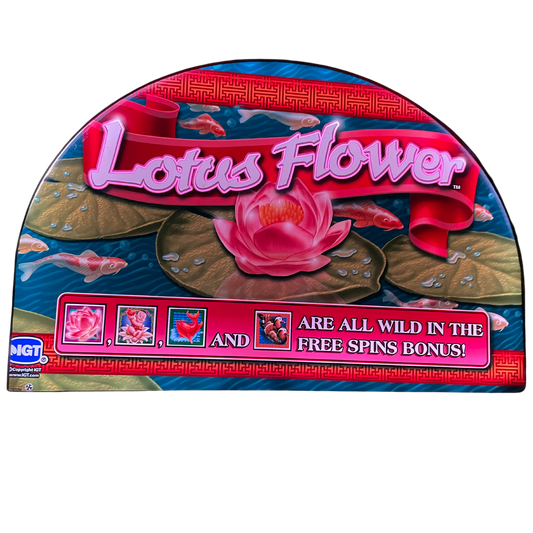 Lotus Flower Slot Glass