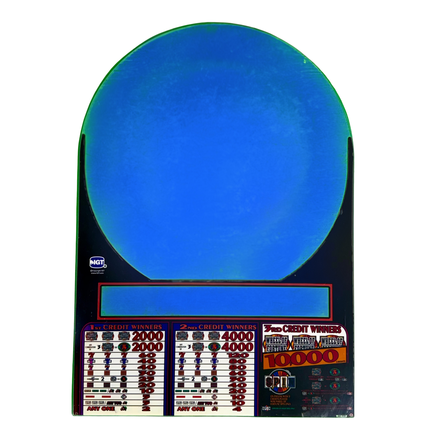 Wheel Of Fortune Slot Glass
