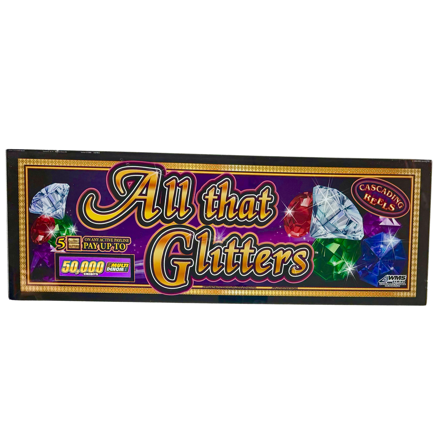 All That Glitters Slot Glass