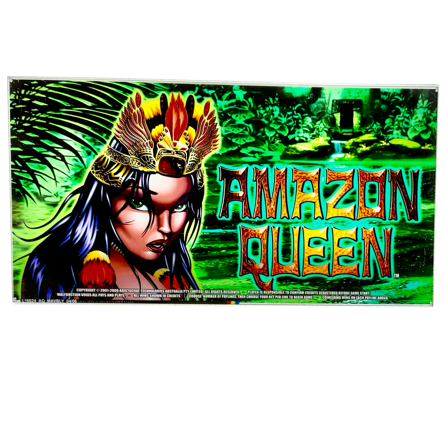 Amazon Queen Slot Retro Acrylic