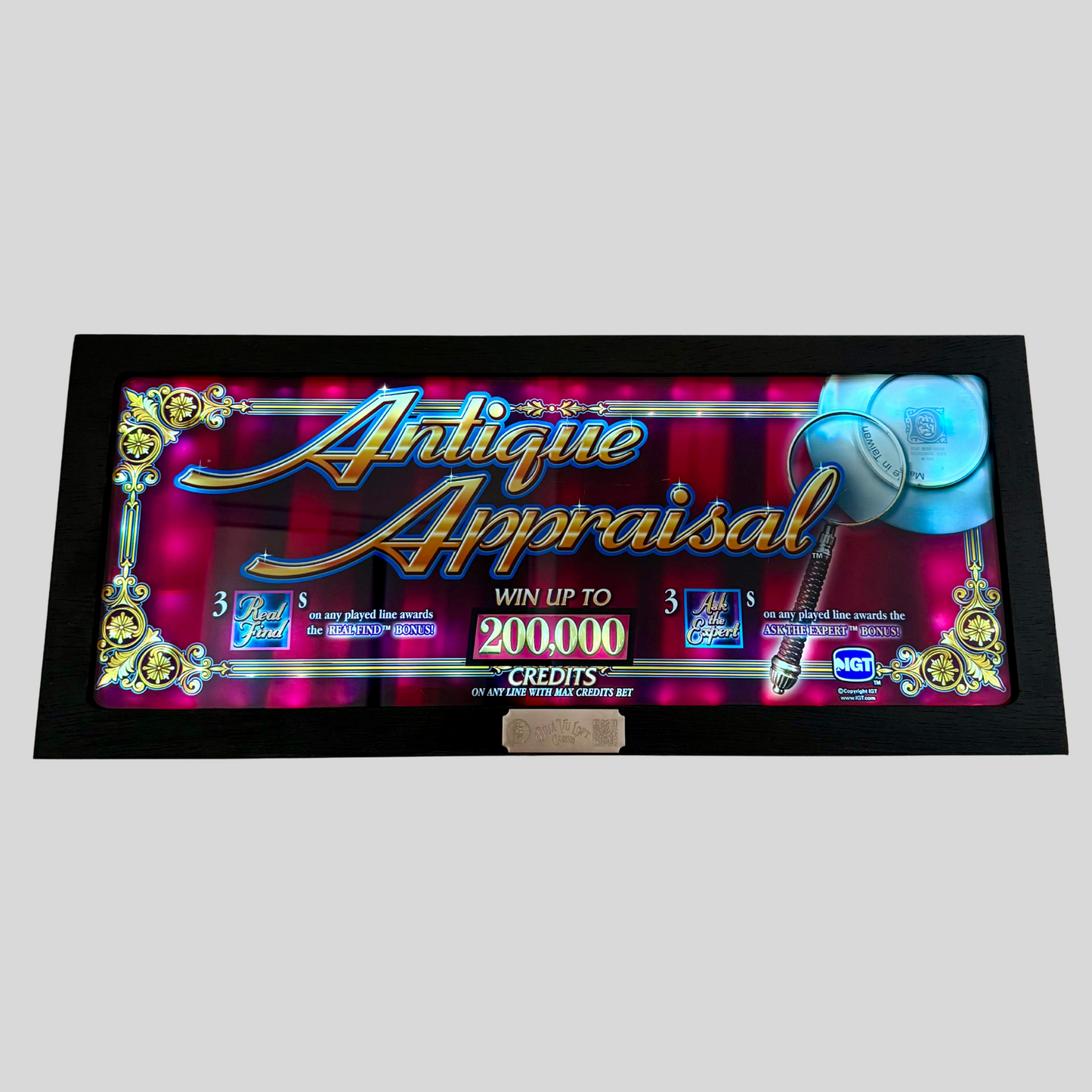 Antique Appraisal Slot Glass