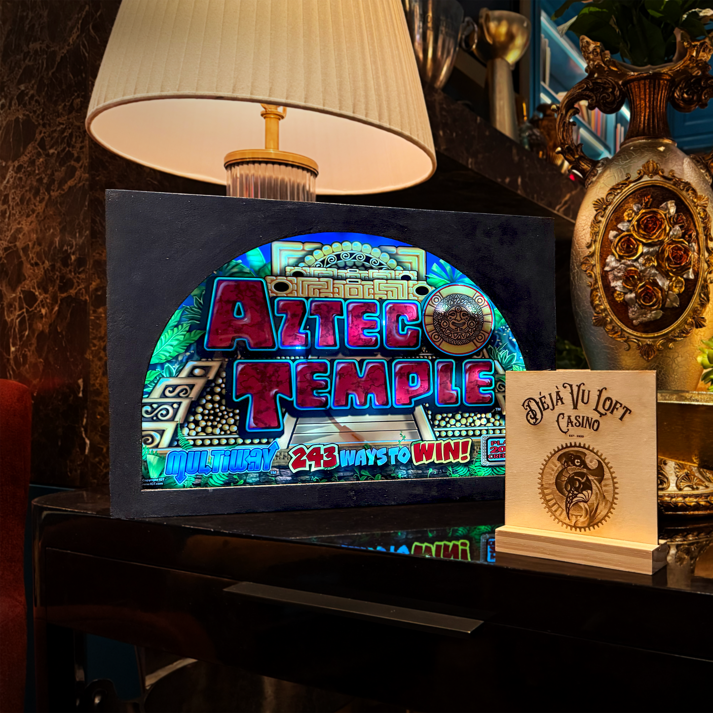 Aztec Temple Slot Glass