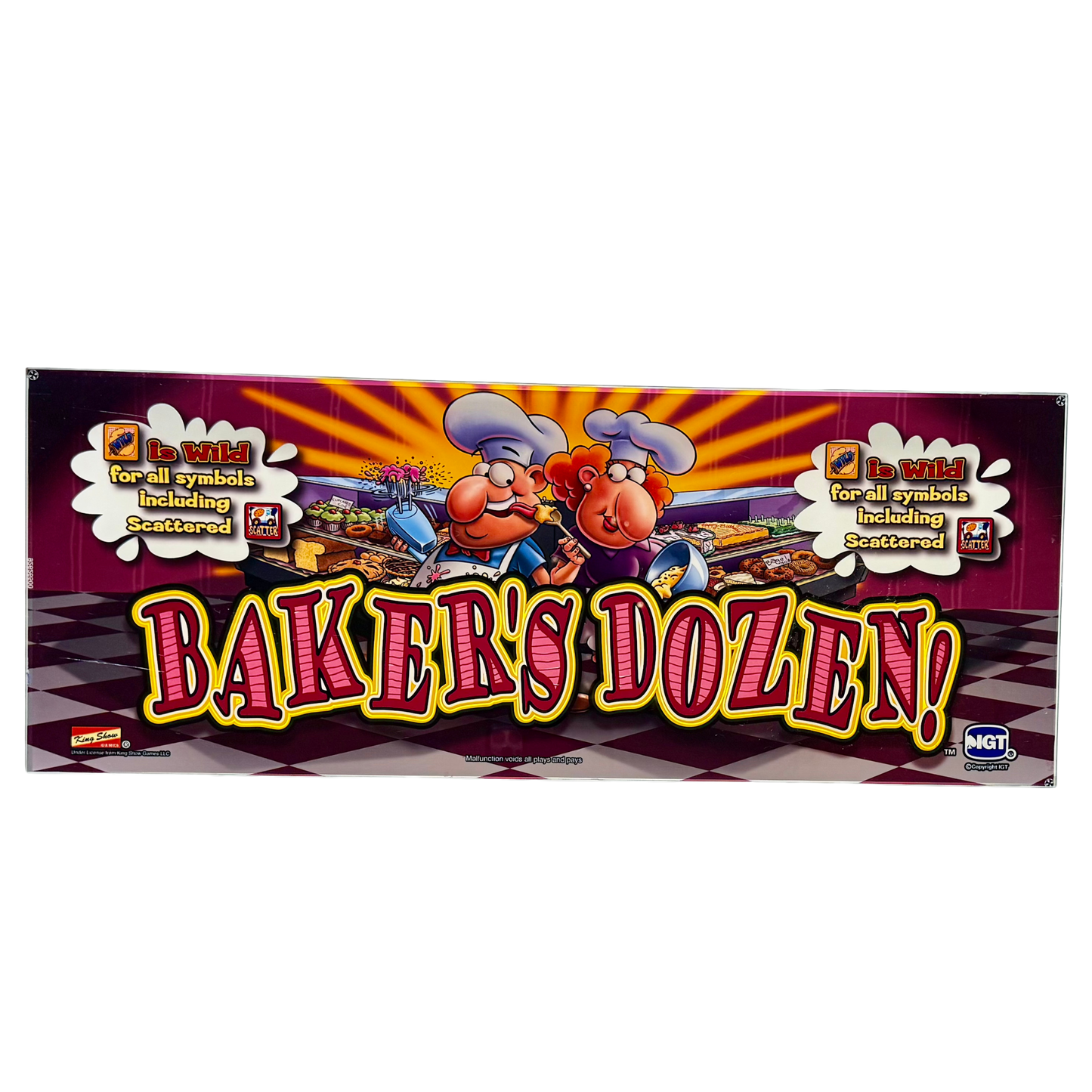 Baker's Dozen Slot Glass
