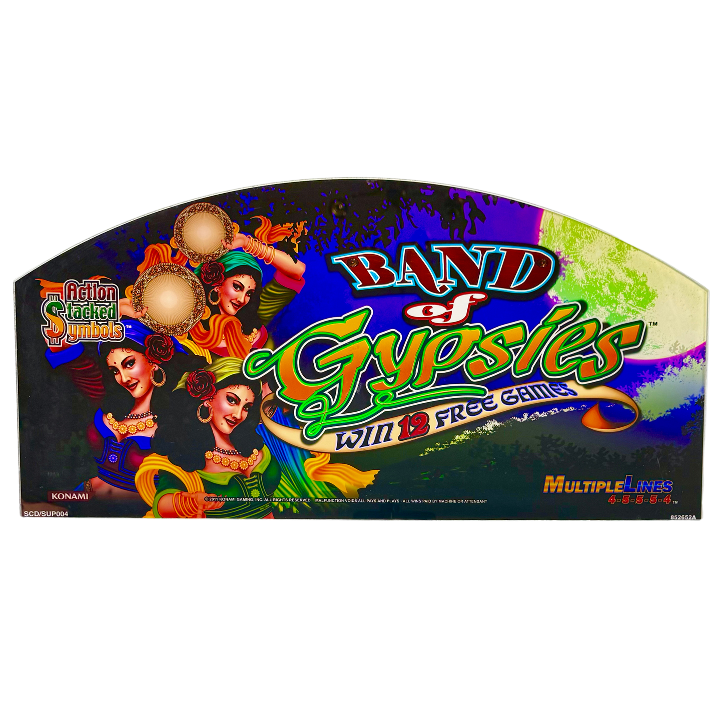 Band Of Gypsies Slot Glass