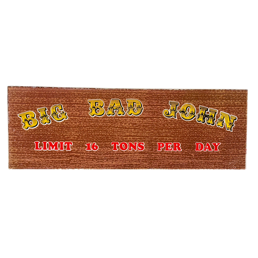 Big Bad John Slot Glass