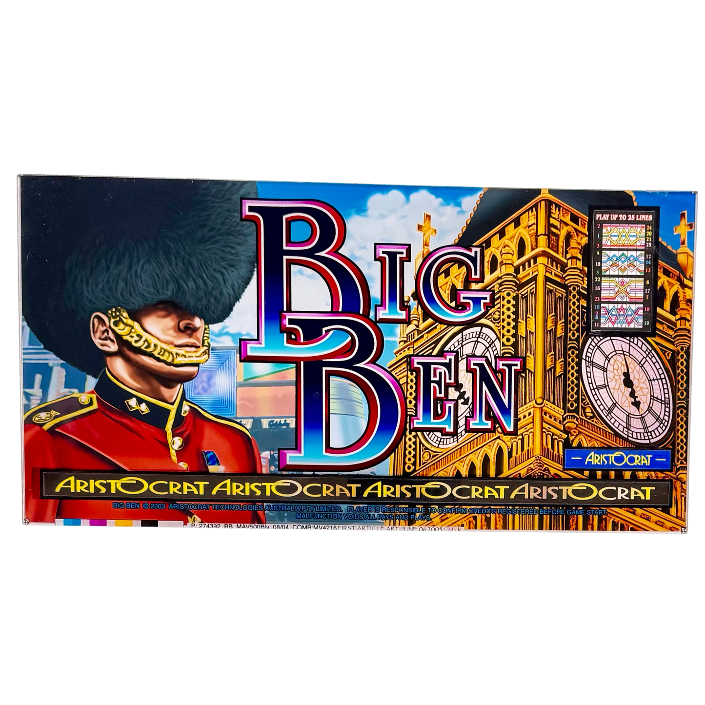 Big Ben Slot Retro Acrylic
