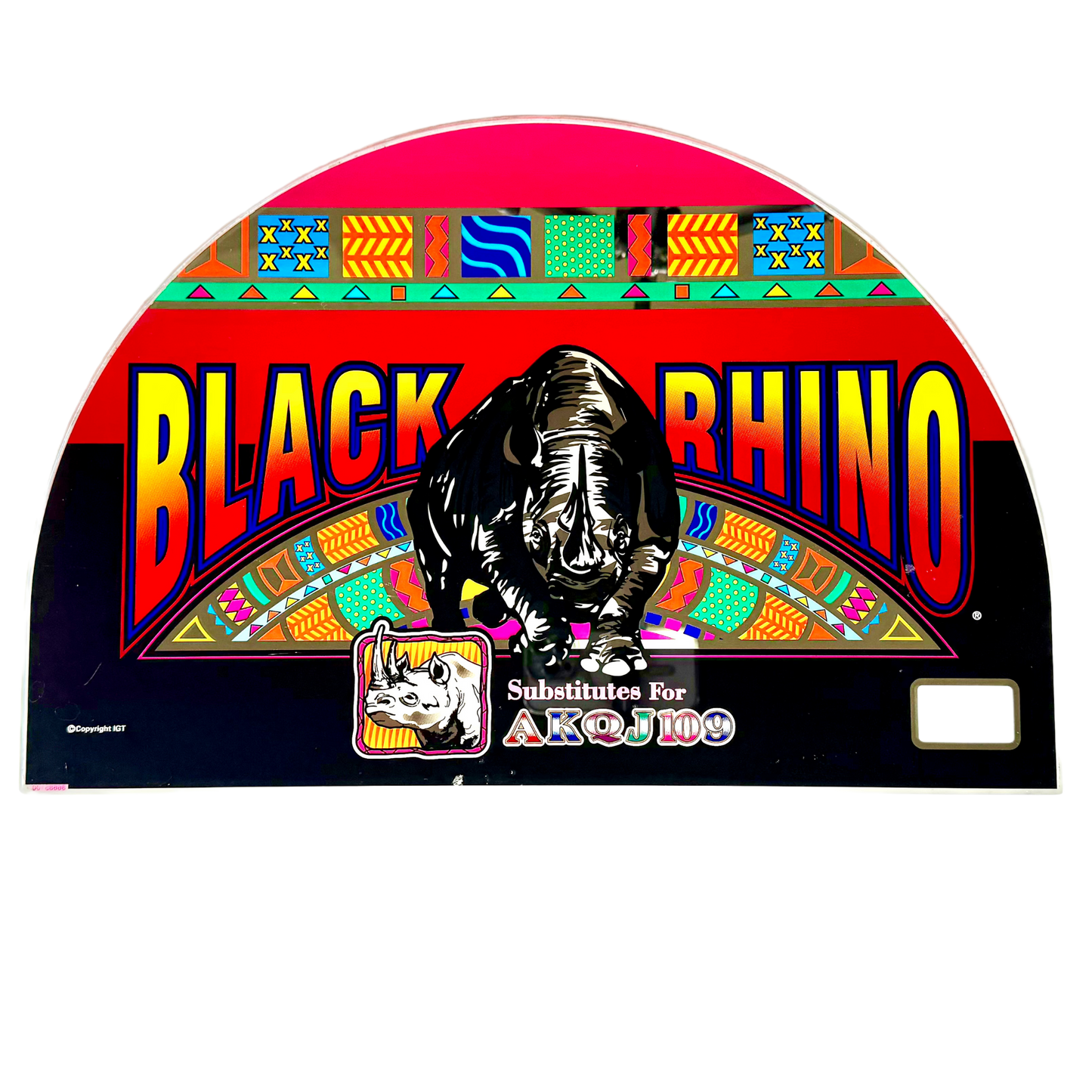 Black Rhino Slot Glass