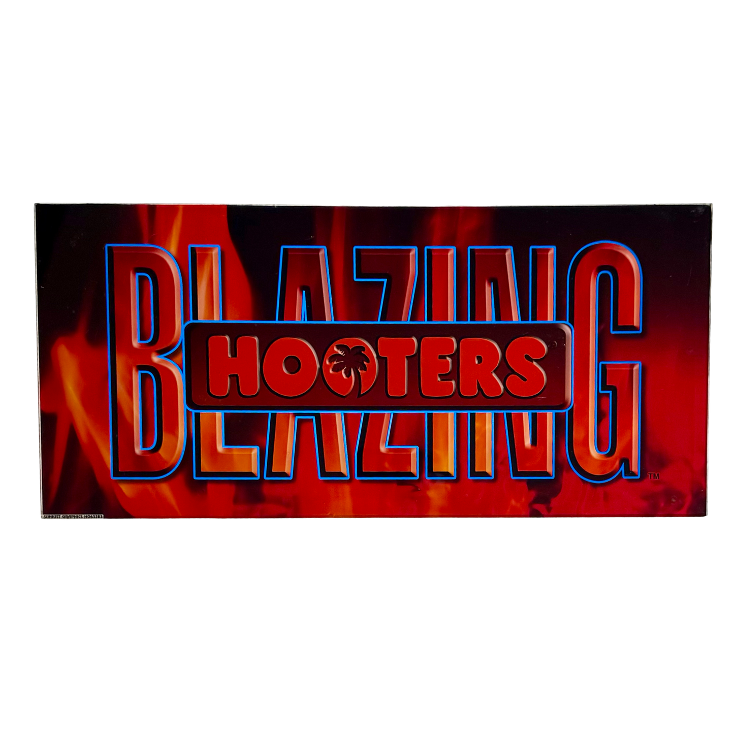 Blazing Hooters Slot Glass