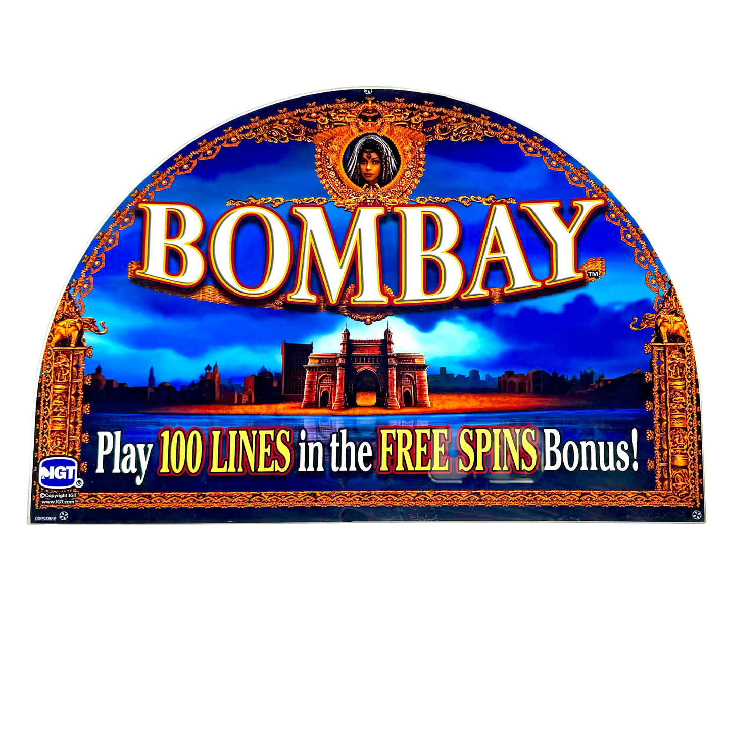 Bombay Slot Glass