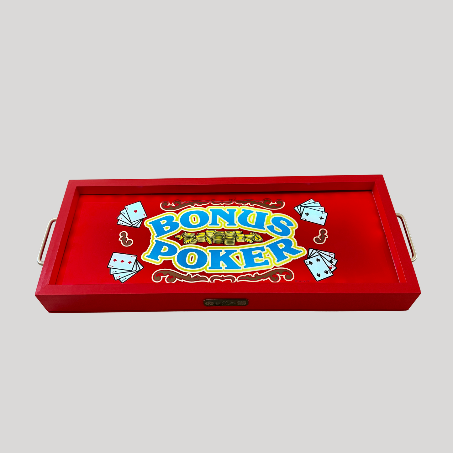 Bonus Poker Slot Glass