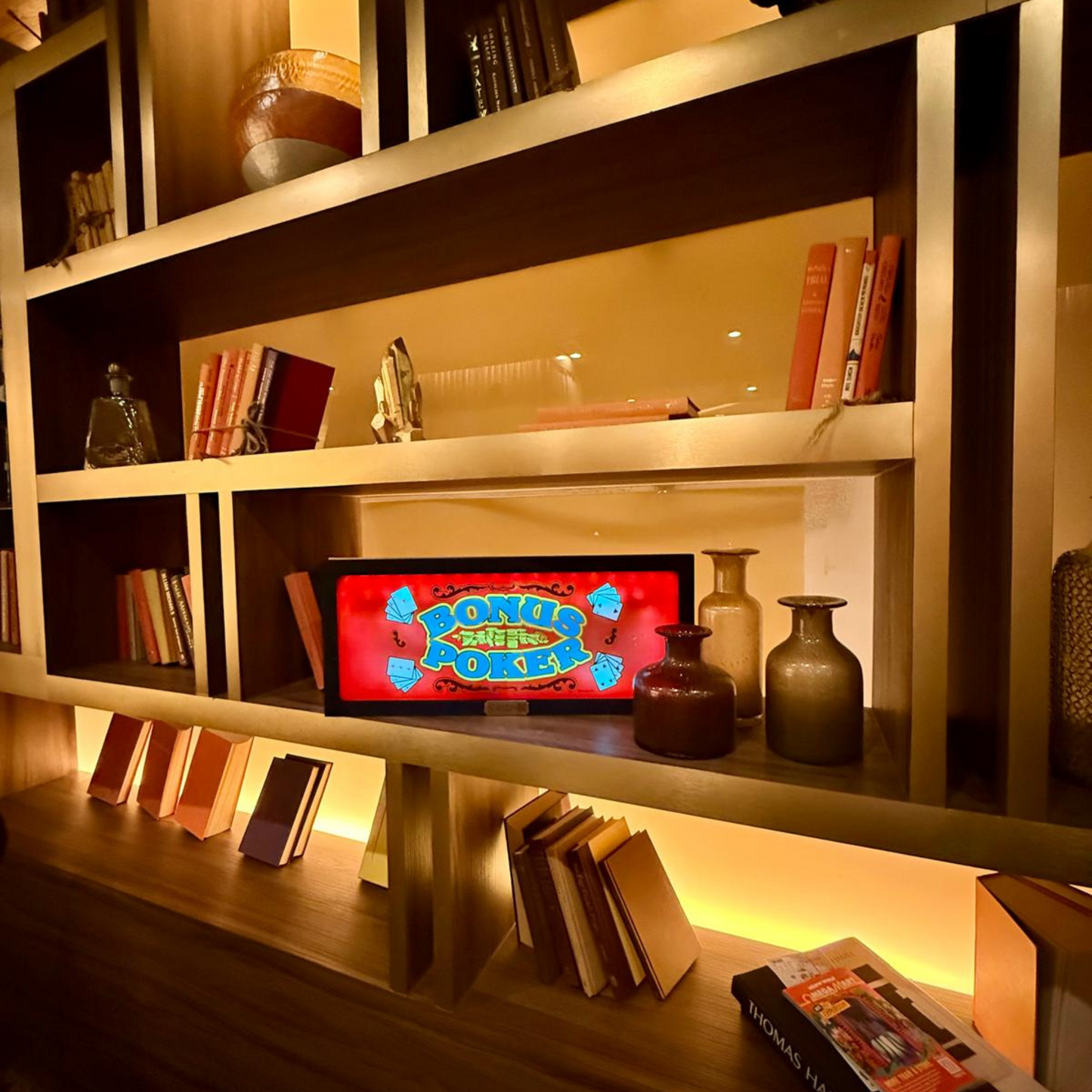 Bonus Poker Slot Glass