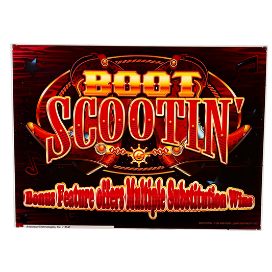 Boot Scootin' Slot Retro Acrylic