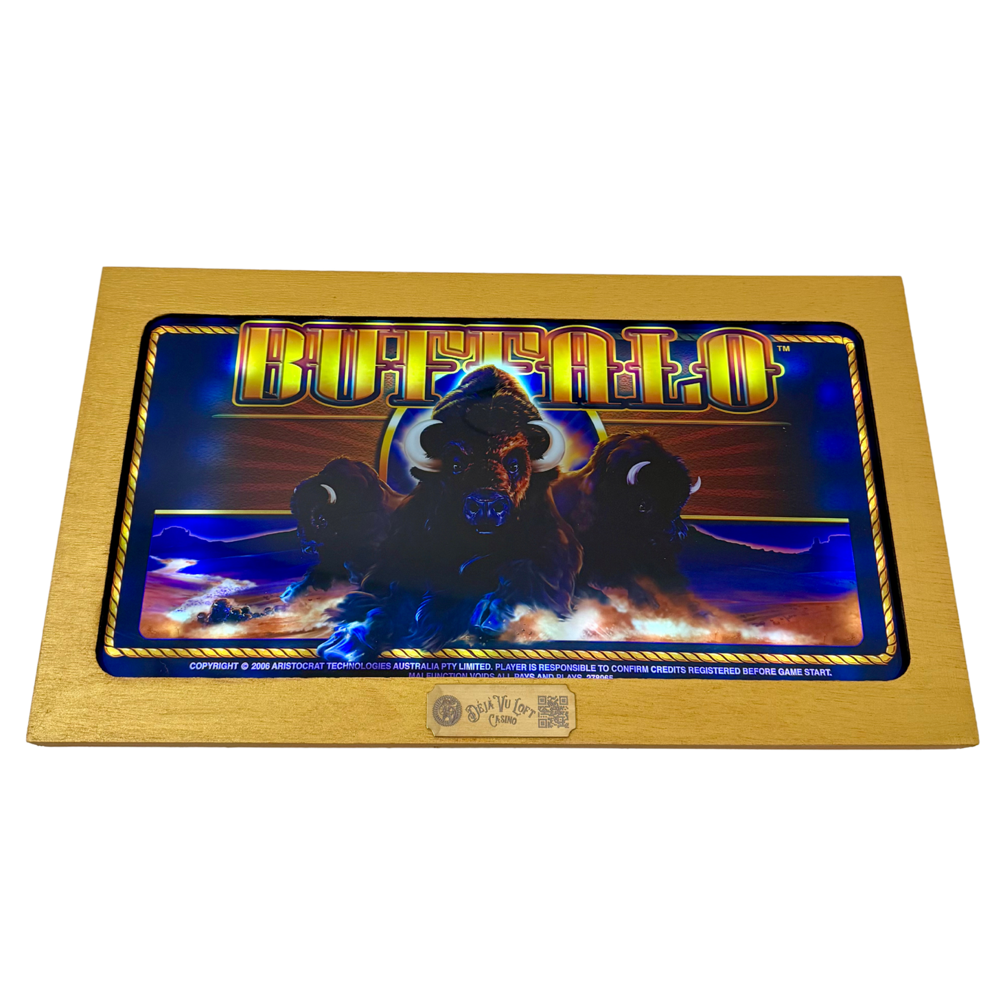 Buffalo Slot Retro Acrylic