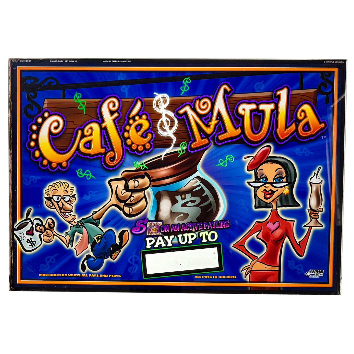 Cafe Mula Jumbo Slot Glass