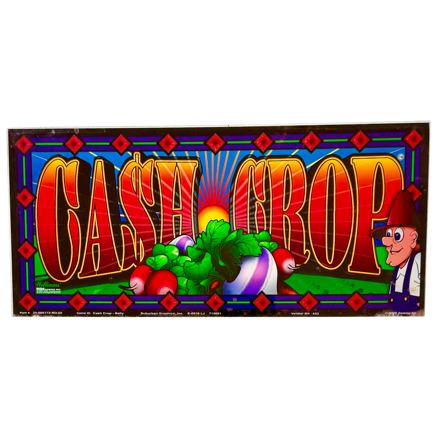 Cash Crop Slot Glass