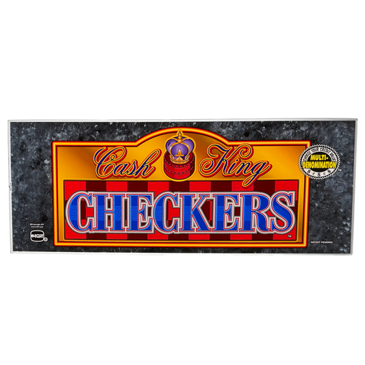 Cash King Checkers Slot Glass