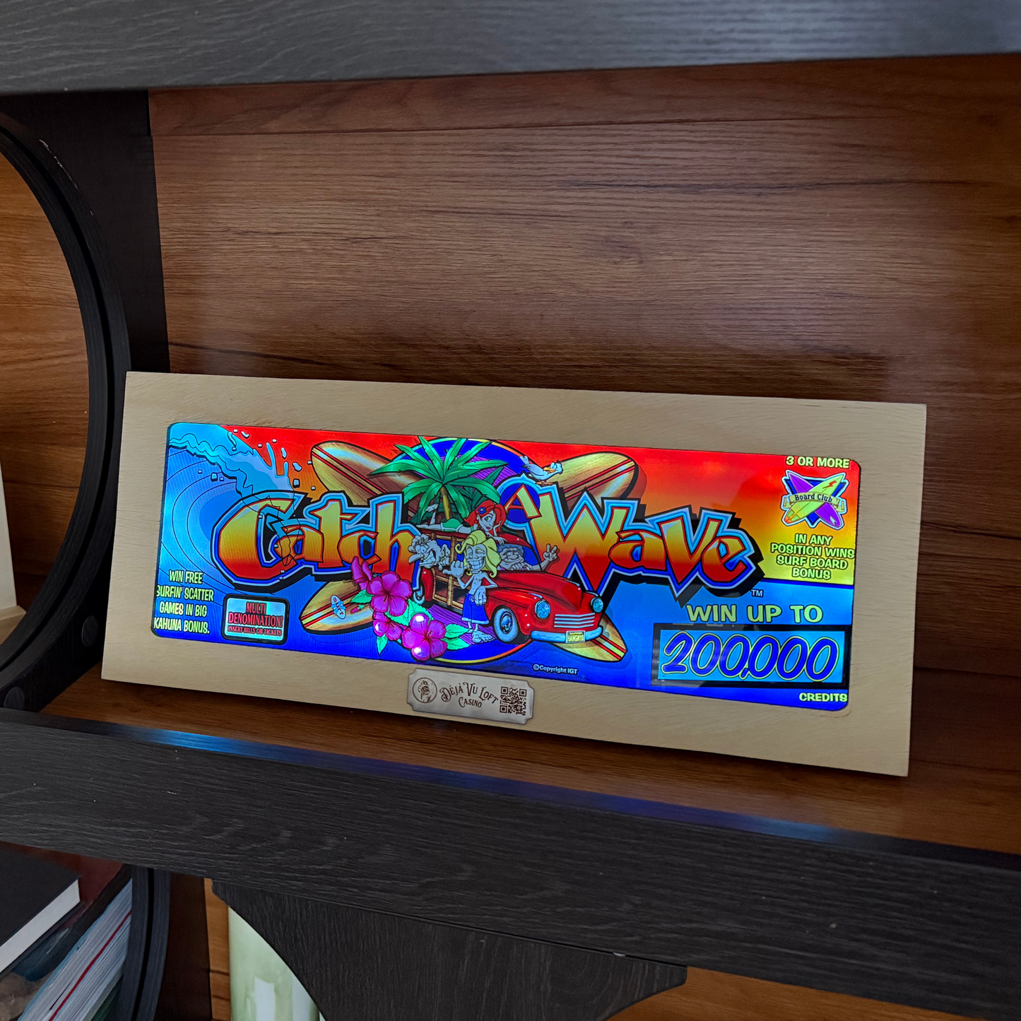 Catch A Wave Slot Glass