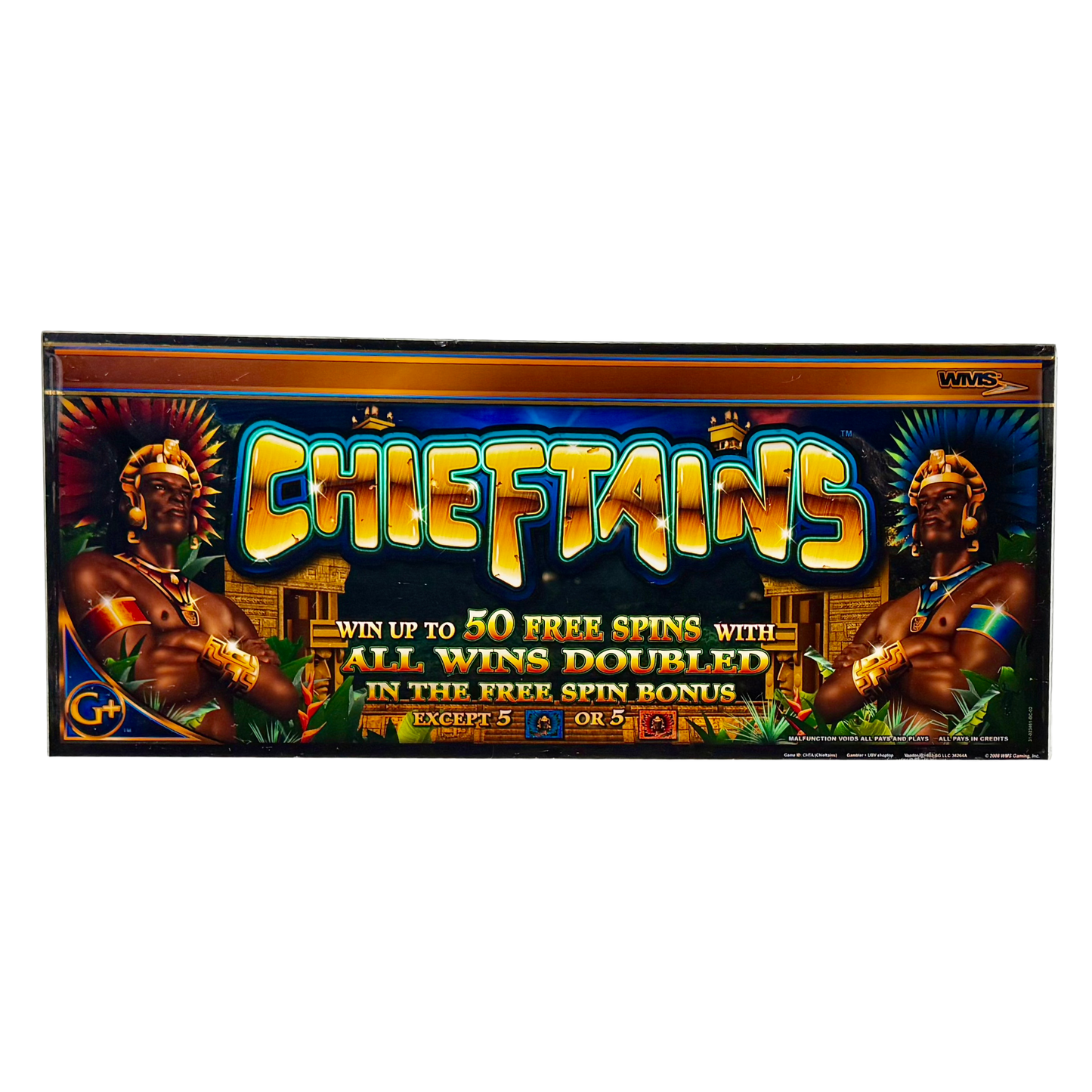 Chieftains Slot Glass