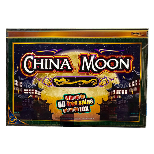 China Moon Jumbo Slot Glass