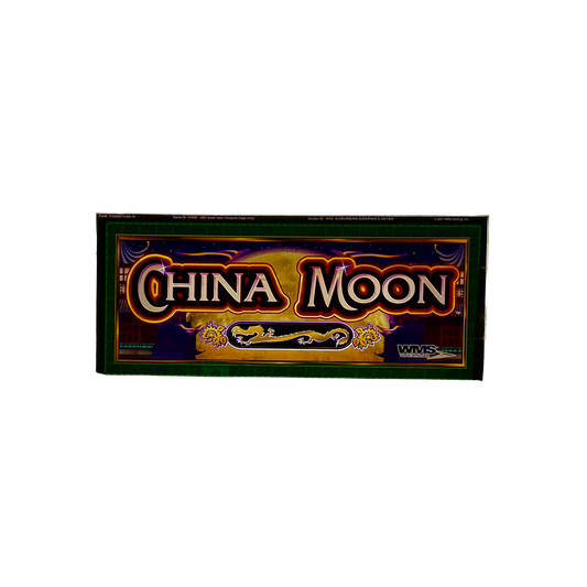 China Moon Slot Glass