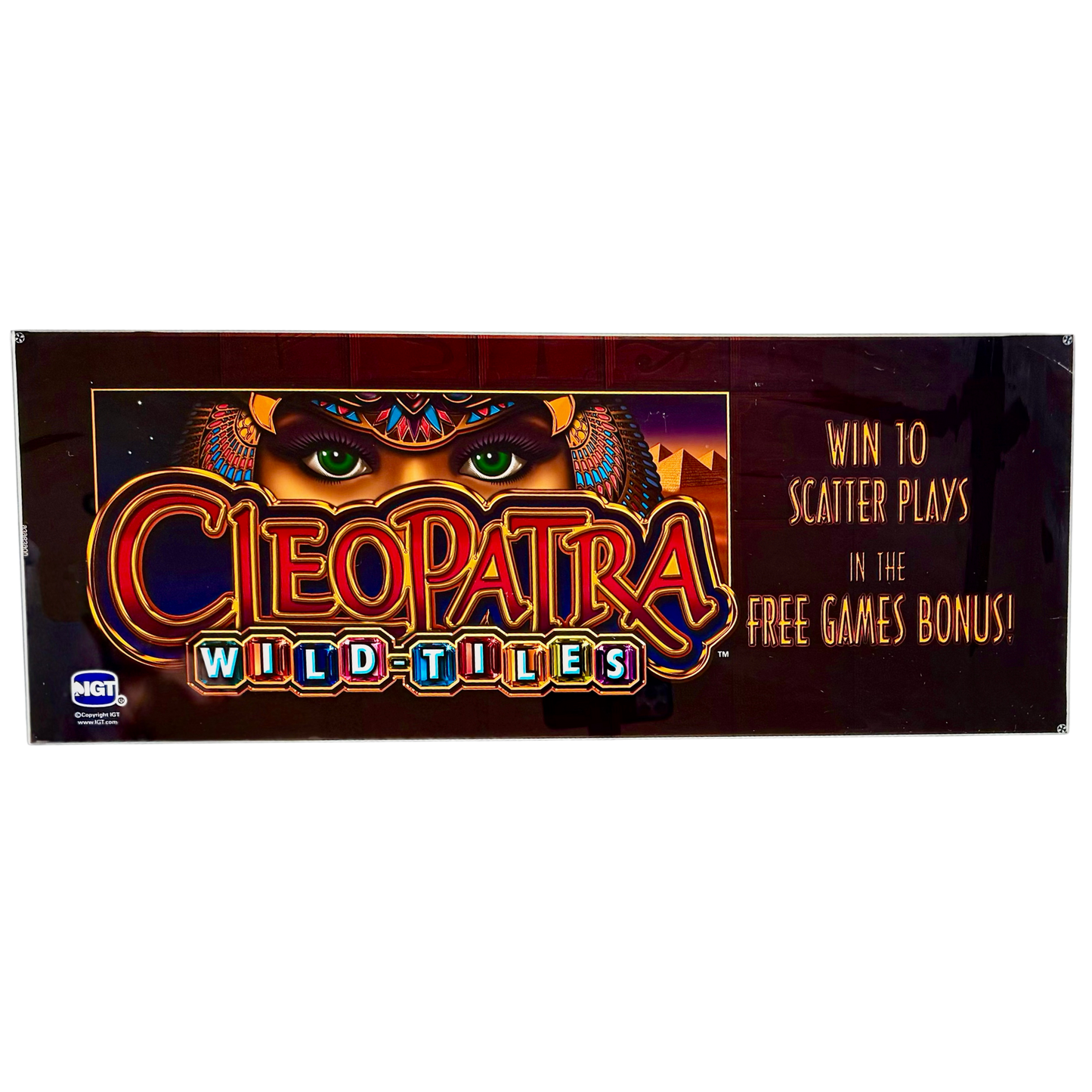 Cleopatra Wild Tiles Slot Glass