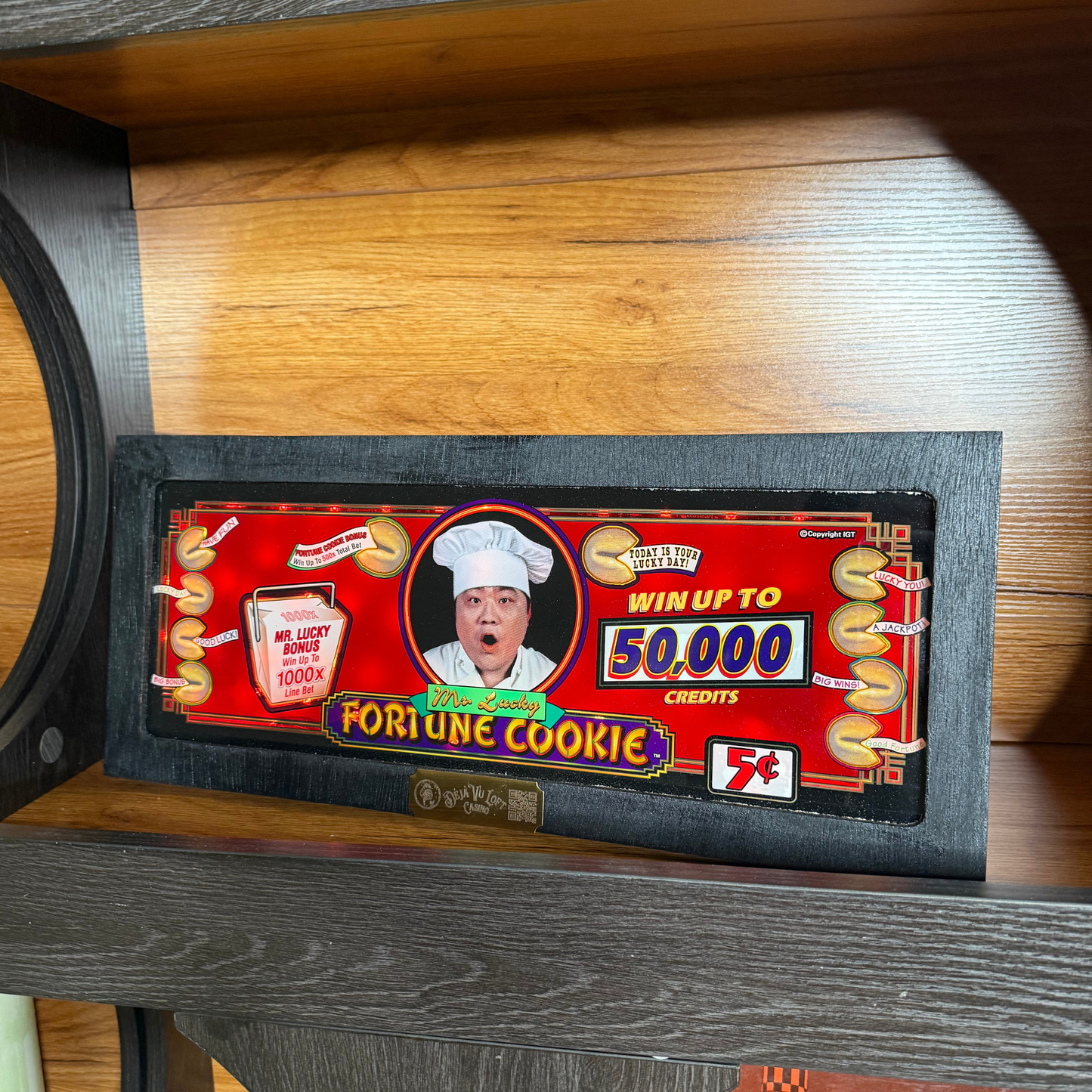 Fortune Cookie Slot Glass