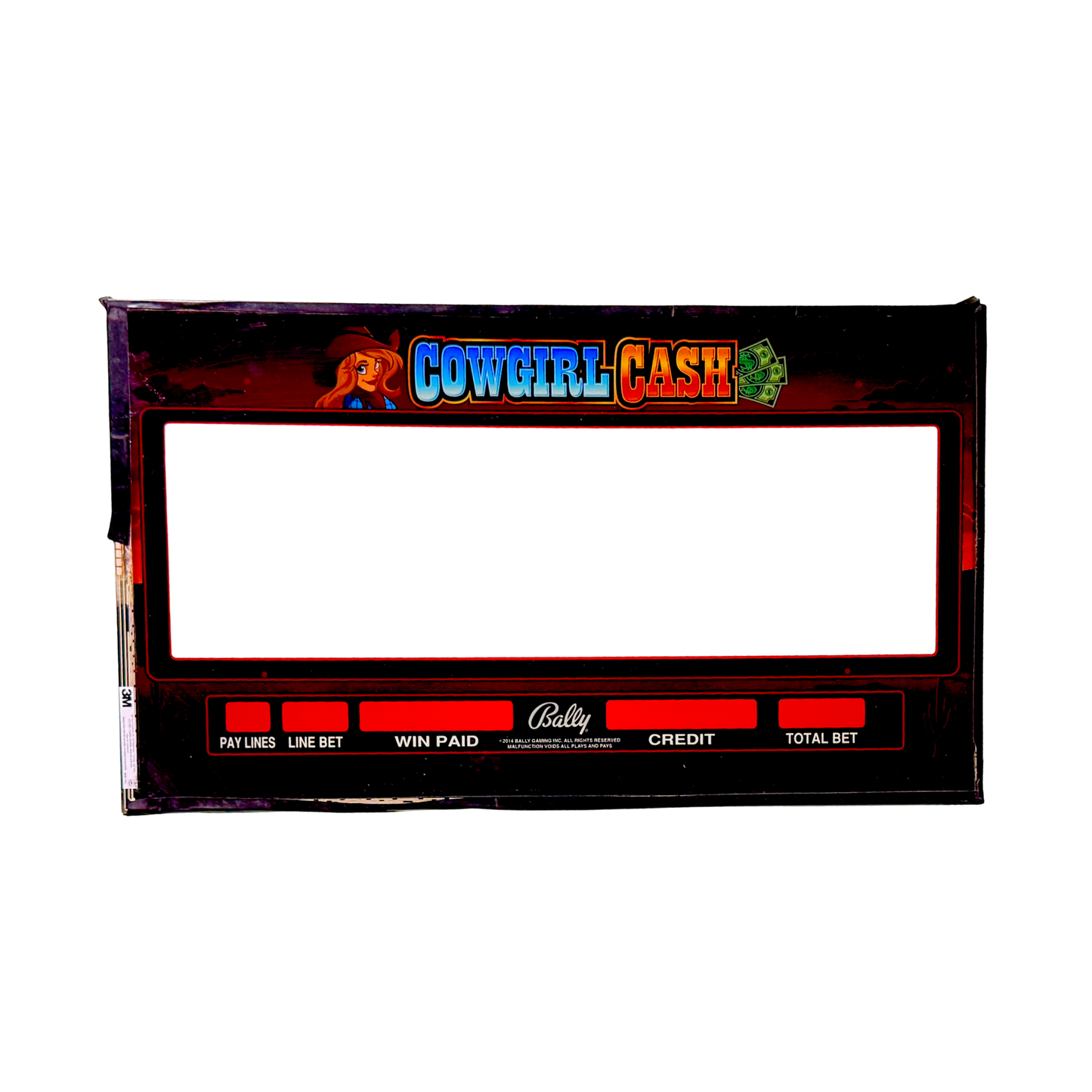Cowgirl Cash Slot Glass