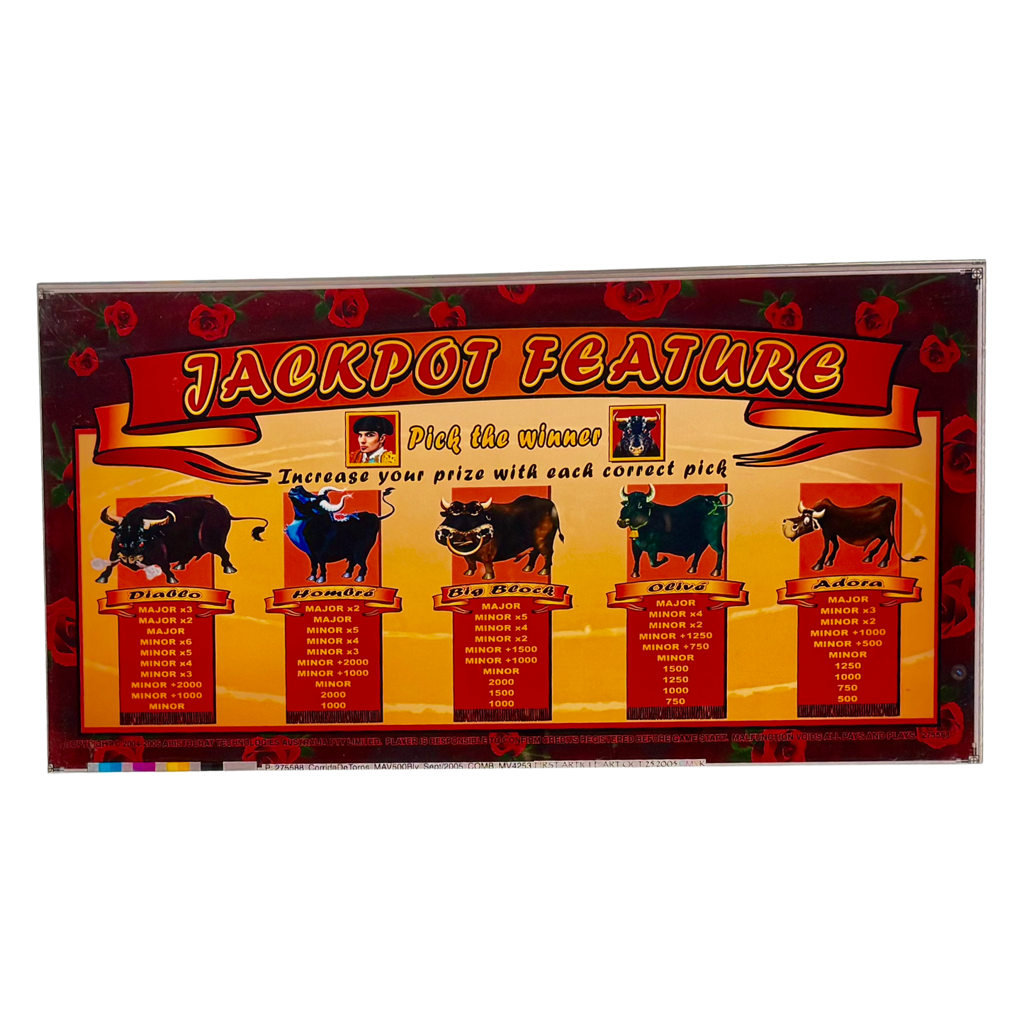 Cows Slot Retro Acrylic