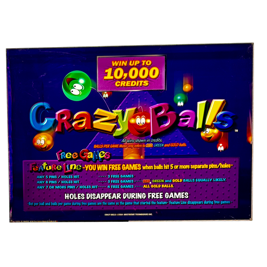 Crazy Balls Slot Retro Acrylic