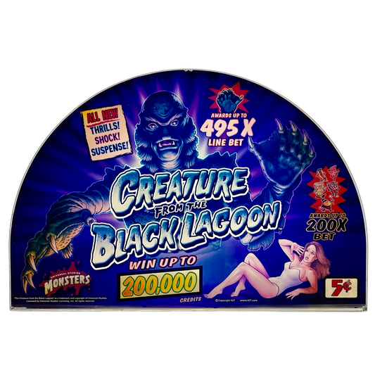 Creature From The Black Lagoon Slot Glass