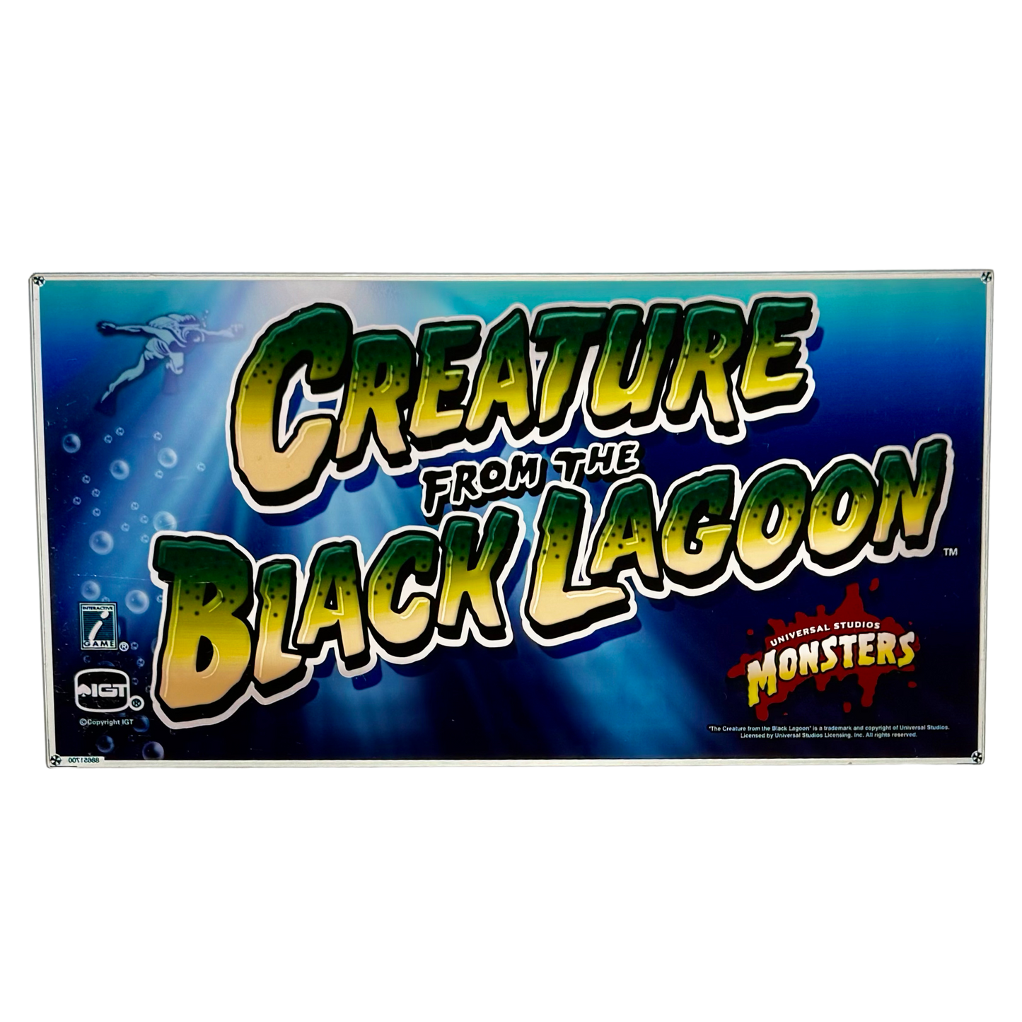 Creature From The Black Lagoon Slot Glass