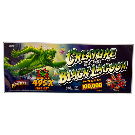 Creature Of The Black Lagoon Slot Glass