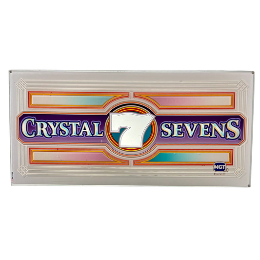 Crystal Sevens Slot Glass