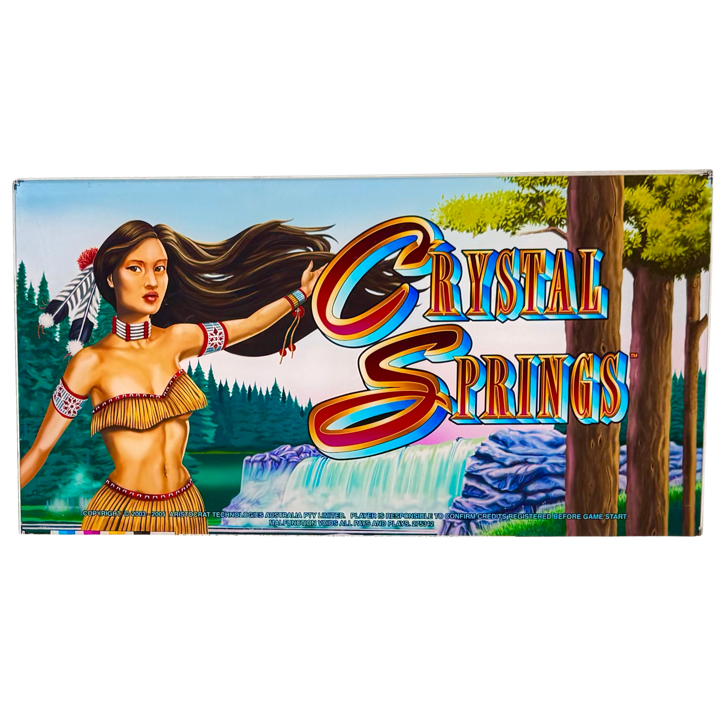 Crystal Springs Slot Retro Acrylic