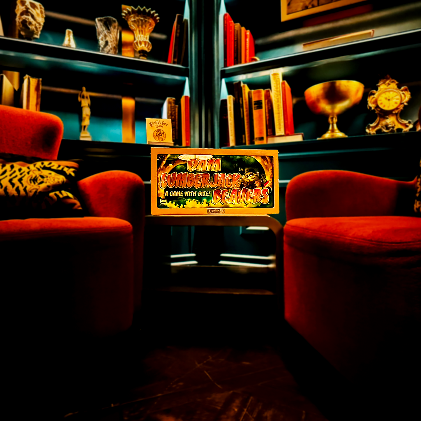 Dam Lumberjack Beavers Slot Glass