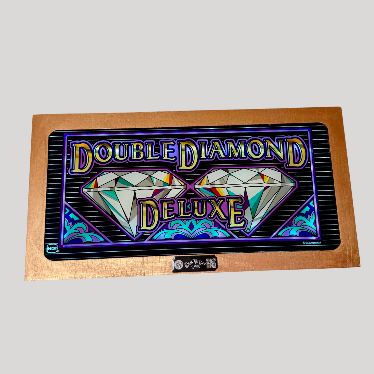 Double Diamond Deluxe Slot Glass