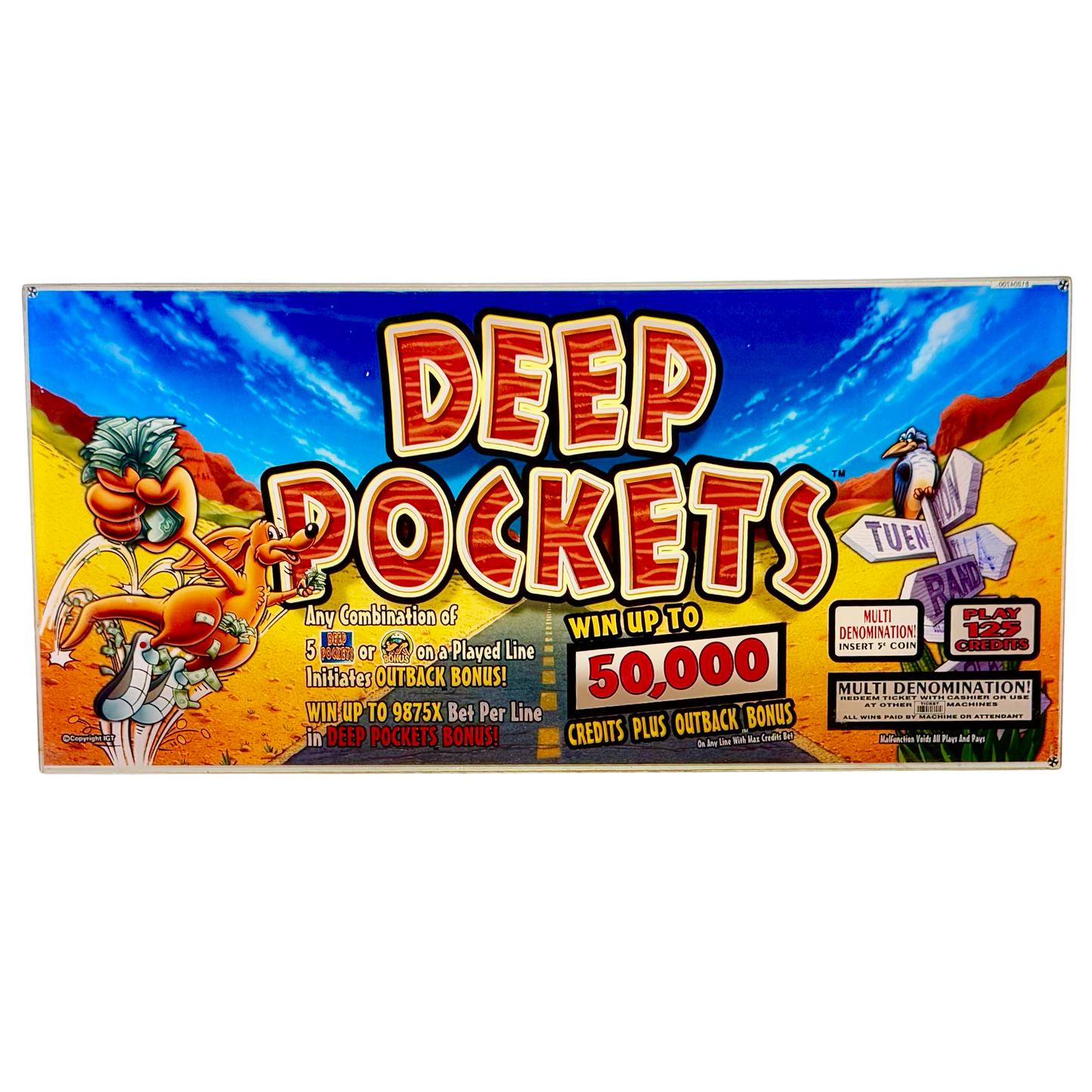 Deep Pockets Slot Glass