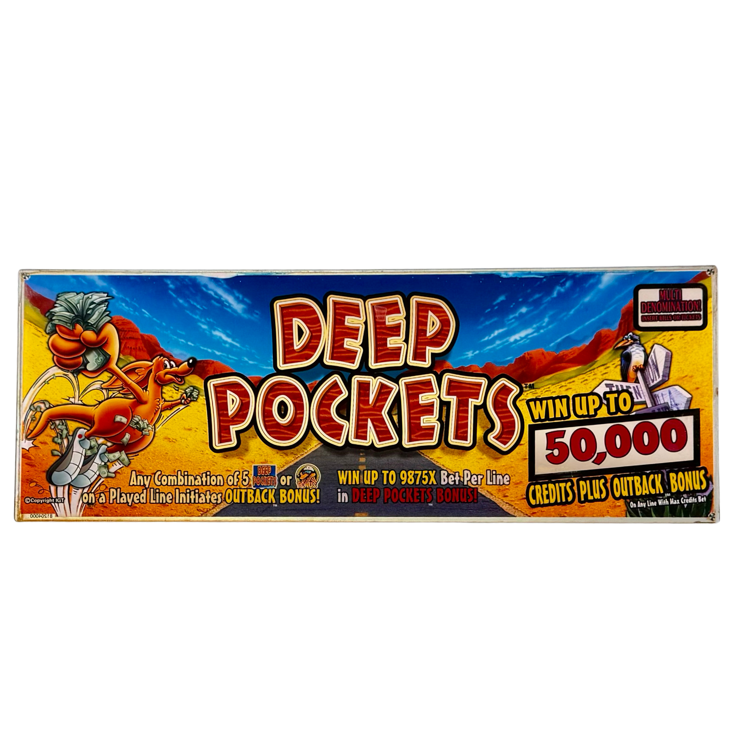 Deep Pockets Slot Glass
