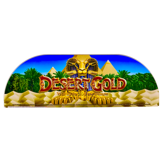 Desert Gold Slot Retro Acrylic