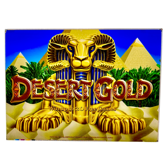Desert Gold Slot Retro Acrylic